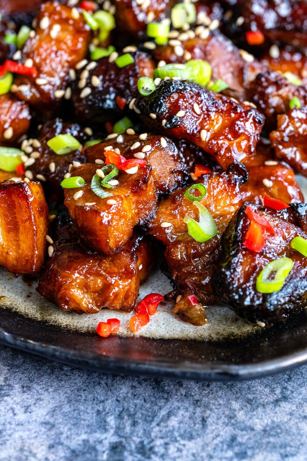 Korean Pork Belly Bites
